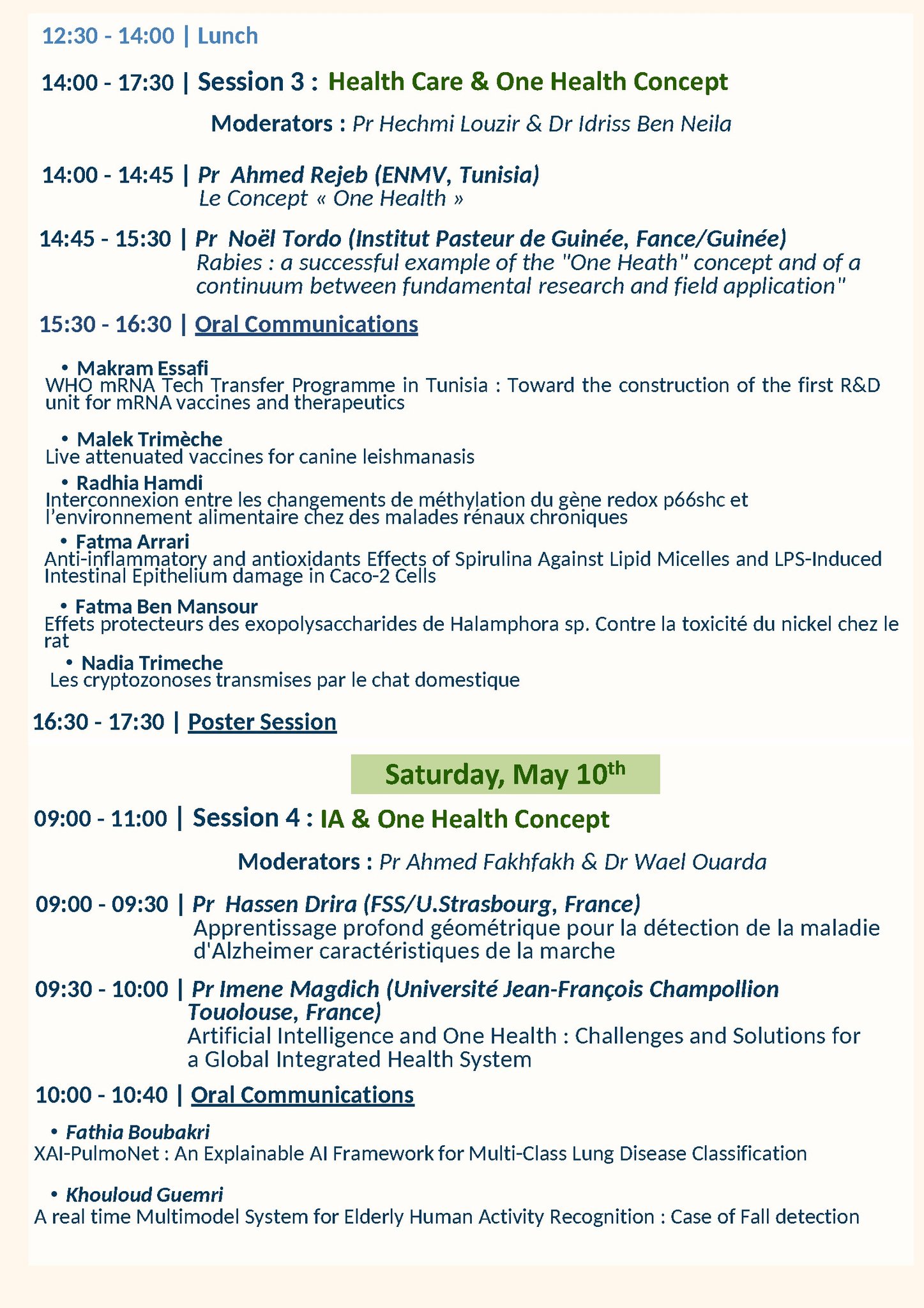 Event: Conférence internationale sur le concept « ONE HEALTH»
